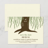 Carte de mise en garde Arbre de Saule (Devant / Derrière)