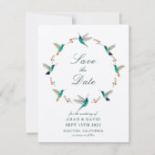 Carte de mise en garde Colibri (Devant)