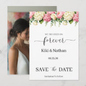 Carte de mise en garde de mariage (Devant / Derrière)