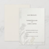 Carte de mise en garde minimale Thistle (Devant / Derrière)