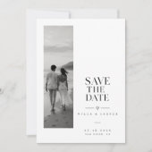 Carte de mise en page typographique de mariage (Devant)