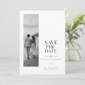 Carte de mise en page typographique de mariage (Debout devant)