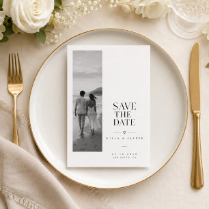 Carte de mise en page typographique de mariage