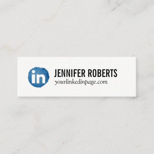 Carte de mise en réseau de Linkedin (Devant)