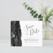 Carte de mise en vente Budget Black Silver Agate (Debout devant)