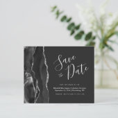 Carte de mise en vente Budget Black Silver Agate (Debout devant)