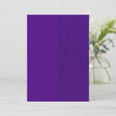 Carte de mise en vente de date royale violette pai (Debout devant)