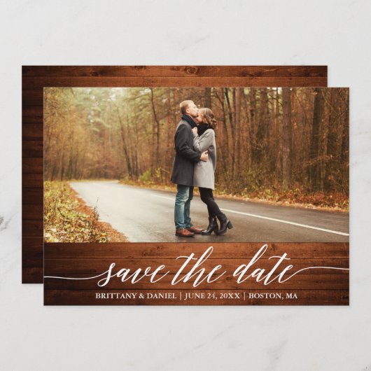 Carte de mise en vente élégante moderne en calligr (Devant / Derrière)