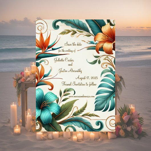 Carte de mise en vente Iridescence Tropicale