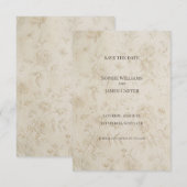 Carte de mise en vente Rose Grise (Devant / Derrière)