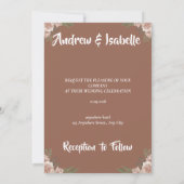 Carte de mise en vente Simple Arch Boho Sage (Dos)