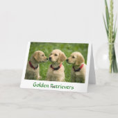 Carte de Missing You Golden Retriever (Dos)
