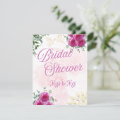 Carte De Mlle à Mme - Une Fête des mariées de jardin Ros (Debout devant)