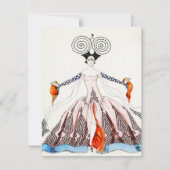 Carte de mode Georges Barbier Art déco (Devant)
