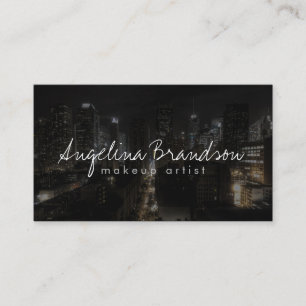 Carte de mode Maquillage Artiste Nuit Ville Photo