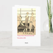 Carte de mode vintage (Dos)