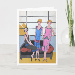 Carte de mode vintage