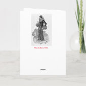 Carte de mode vintage (Dos)