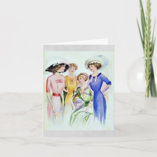 Carte de mode Vintage 1911 (Devant)