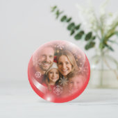 Carte de Modèle photo de Noël (Debout devant)