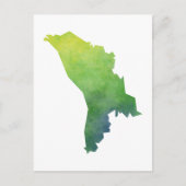 Carte de Moldavie (Devant)