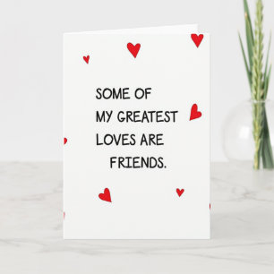 Carte de Mon Amour le Plus Grand pour Mes Amis