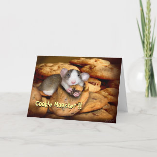 Carte de monstre de biscuit