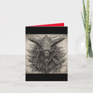 Carte de monstre en métal lourd