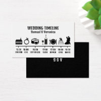 Carte de montage minimaliste du Mariage d'icônes
