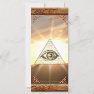 Carte de montage Sunburst Eye of Providence