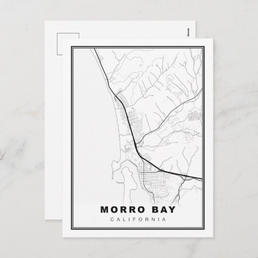 Carte de Morro Bay (Devant / Derrière)