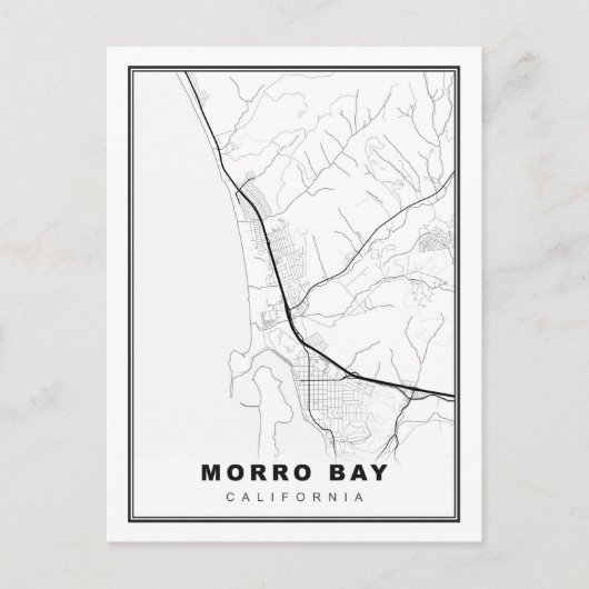 Carte de Morro Bay (Devant)