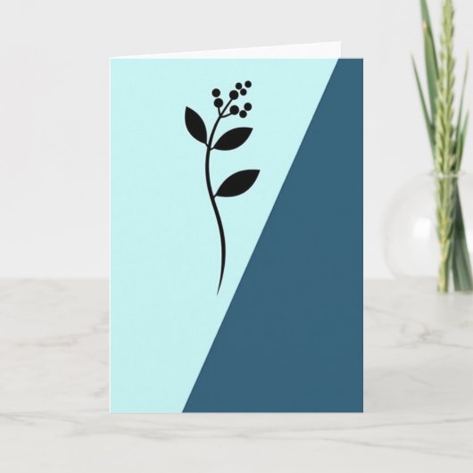 Carte de motif Chevron Nature (Devant)