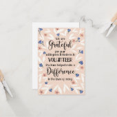 carte de motif de la semaine d'appréciation du bén (Devant/Arrière en situation)