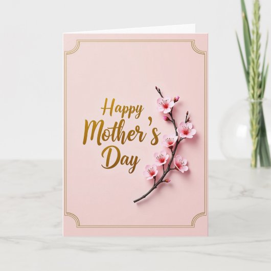 Carte de motifs rose pastel (Devant)