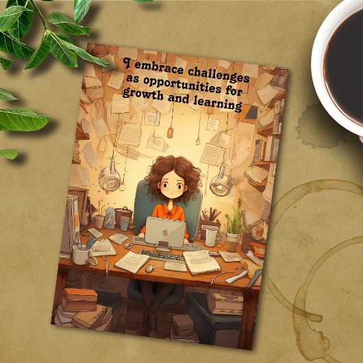 Carte de motivation Affirmation