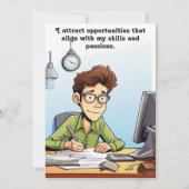 Carte de motivation Affirmation (Devant)