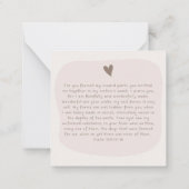 Carte de motivation d'affirmation moderne (Dos)