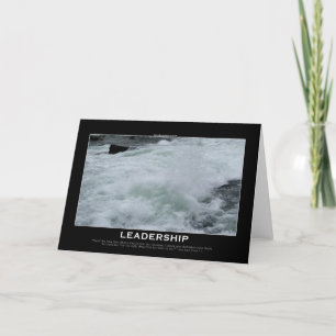 Carte de motivation LEADERSHIP
