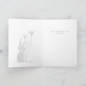 Carte de motivation minimale Cactus (Intérieur)