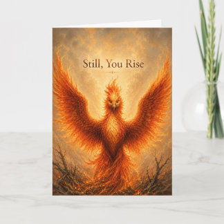 Carte de motivation Phoenix, Vous vous relevez