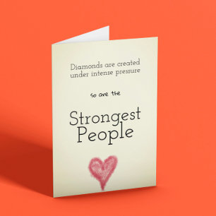 Carte de motivation pour les personnes fortes