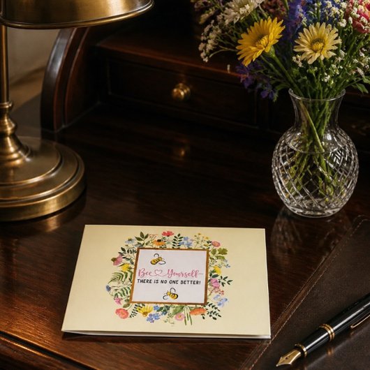Carte de motivation « Soyez vous-même »
