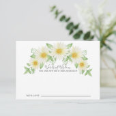 Carte de mots de sagesse Fresh Daisy Bride (Debout devant)