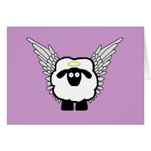 Carte de moutons d'ange