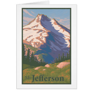 Carte de Mt. Jefferson de cru