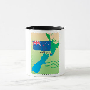 Carte De Mug De Nouvelle-Zélande