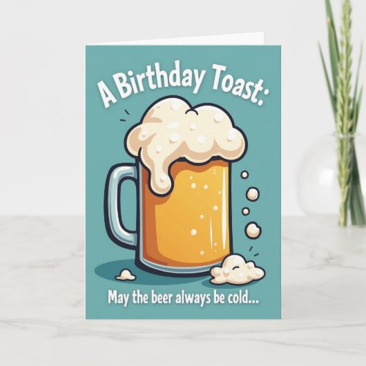 Carte de Mug Toast d'anniversaire (Devant)