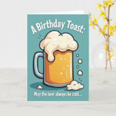 Carte de Mug Toast d'anniversaire (Fleur jaune)