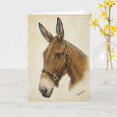 Carte de mule (Fleur jaune)